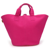 Hermes Tote Bag canvas pink Panier de Plage MM Women