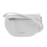 Burberry Olympia White Leather Shoulder Bag ( )