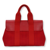 Hermes Handbag Towal chevron Red Valparaiso PM