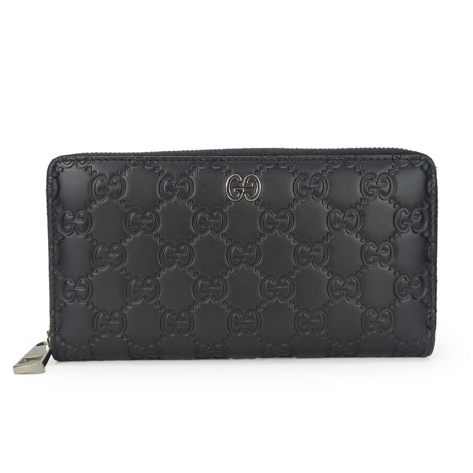 Gucci Long Wallet Purse 473928 Guccisima black
