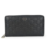 Gucci Long Wallet Purse 473928 Guccisima black