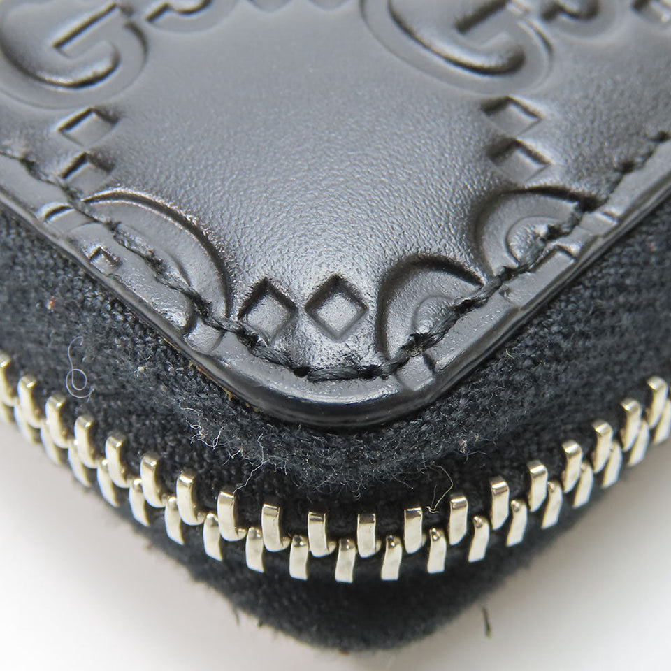 Gucci Long Wallet Purse 473928 Guccisima black