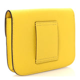 Hermes Epsom Constance Slim Wallet Jaune de Naples