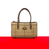 Burberry Handbag canvas Brown