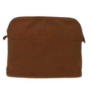 Hermes Pouch cotton Brown Bored pouch TGM Women