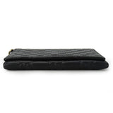 Gucci Card Case 323401 Sima leather black unisex(Unisex)