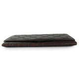 Gucci Bifold Wallet 146229 Sima leather Dark brown