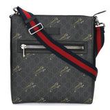 Gucci Shoulder Bag 474137 GG Supreme Canvas black mens