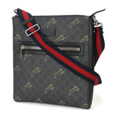 Gucci Shoulder Bag 474137 GG Supreme Canvas black mens