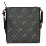 Gucci Shoulder Bag 474137 GG Supreme Canvas black mens