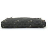 Gucci Shoulder Bag 474137 GG Supreme Canvas black mens