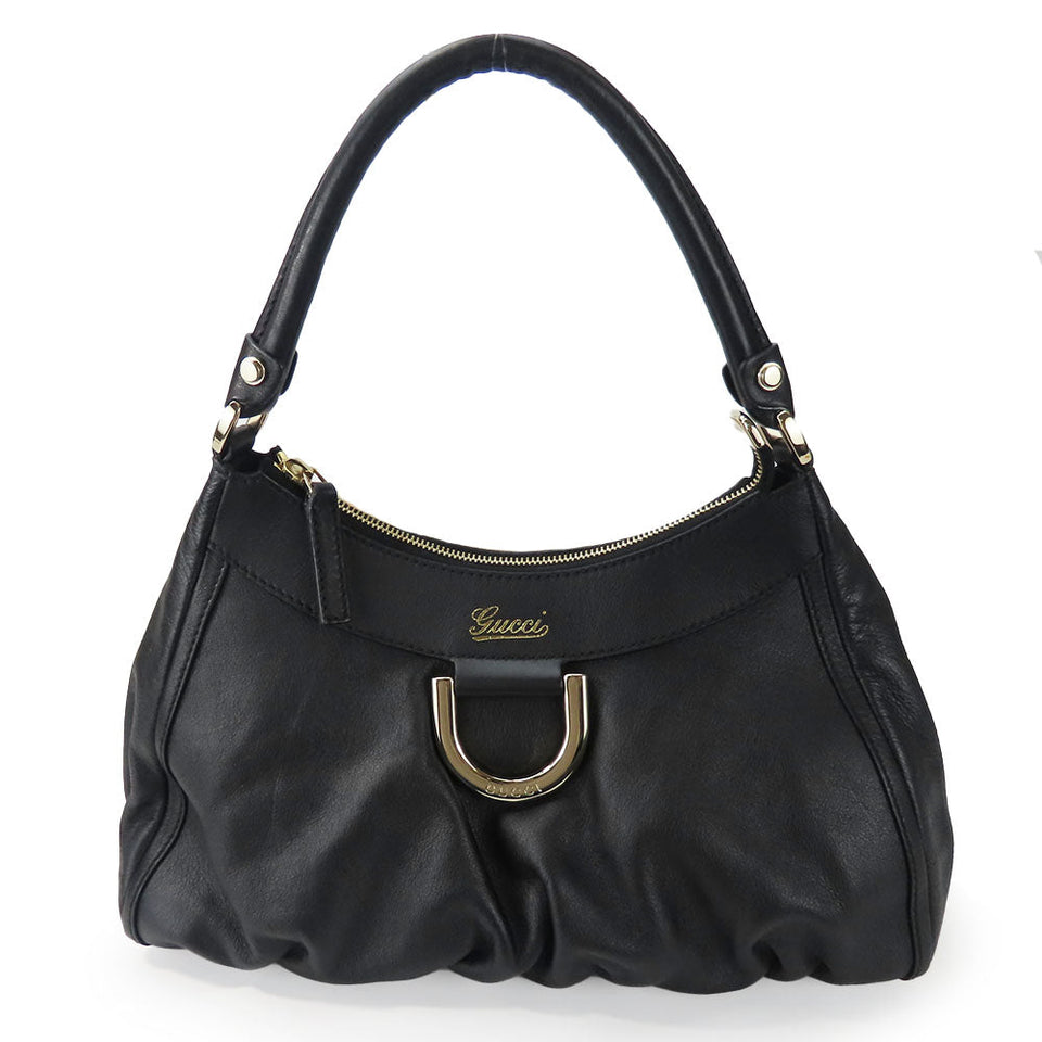 Gucci Handbag 190525 leather black Women