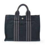Hermes Handbag canvas black Fool ToePM Women