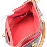 Louis Vuitton Pallas BB Monogram Serie Handbag PVC Leather Brown