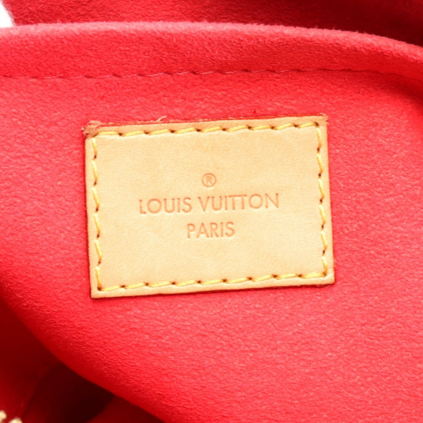 Louis Vuitton Pallas BB Monogram Serie Handbag PVC Leather Brown