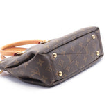Louis Vuitton Pallas BB Monogram Serie Handbag PVC Leather Brown