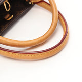 Louis Vuitton Montaigne BB Monogram Handbag PVC Leather Brown