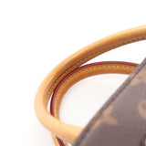 Louis Vuitton Montaigne BB Monogram Handbag PVC Leather Brown