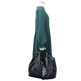 Gucci Tote Bag 296855 leather black Soft stirrup Women