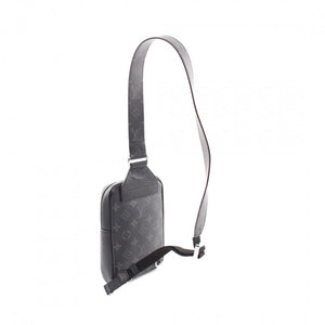 Louis Vuitton Outdoor Sling Bag Taigarama Noir PVC Leather Black