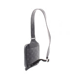 Louis Vuitton Outdoor Sling Bag Taigarama Noir PVC Leather Black
