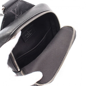 Louis Vuitton Outdoor Sling Bag Taigarama Noir PVC Leather Black