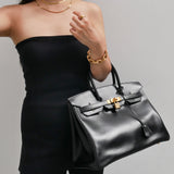 Hermes 2003 BIRKIN 35 Black Box calf