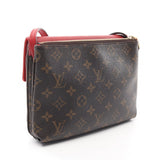 Louis Vuitton Twice Monogram Suise Shoulder Bag Leather