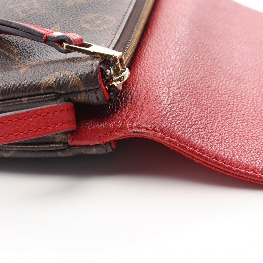 Louis Vuitton Twice Monogram Suise Shoulder Bag Leather