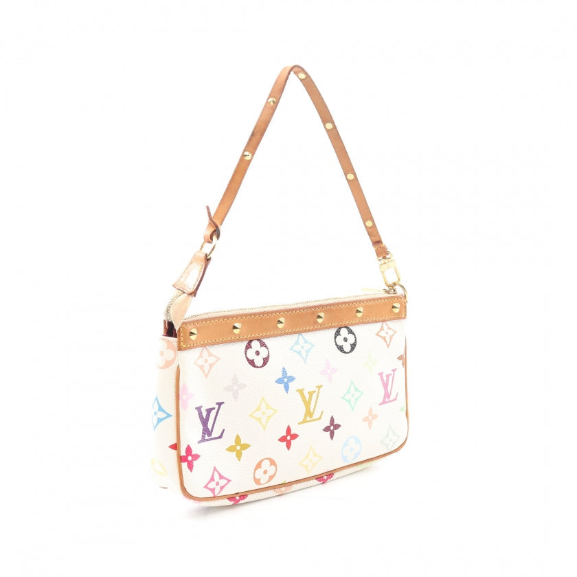 Louis Vuitton Pochette Accessoire Monogram Multicolor Bron Handbag