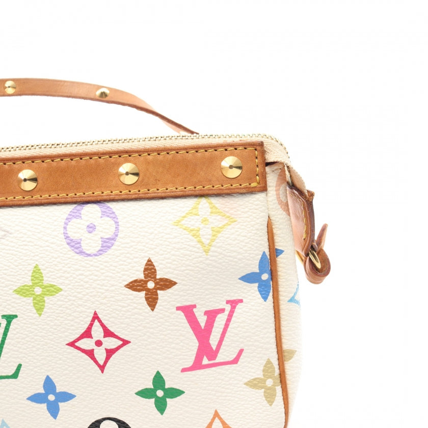 Louis Vuitton Pochette Accessoire Monogram Multicolor Bron Handbag