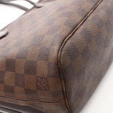 Louis Vuitton Neverfull PM Damier Ebene Tote Bag PVC Leather