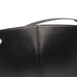 Louis Vuitton Pochette Demi Lune Epi Noir Handbag Leather