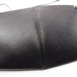 Louis Vuitton Pochette Demi Lune Epi Noir Handbag Leather