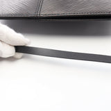 Louis Vuitton Pochette Demi Lune Epi Noir Handbag Leather
