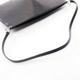 Louis Vuitton Pochette Demi Lune Epi Noir Handbag Leather