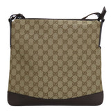 Gucci Shoulder Bag 145857 GG canvas, leather beige Women