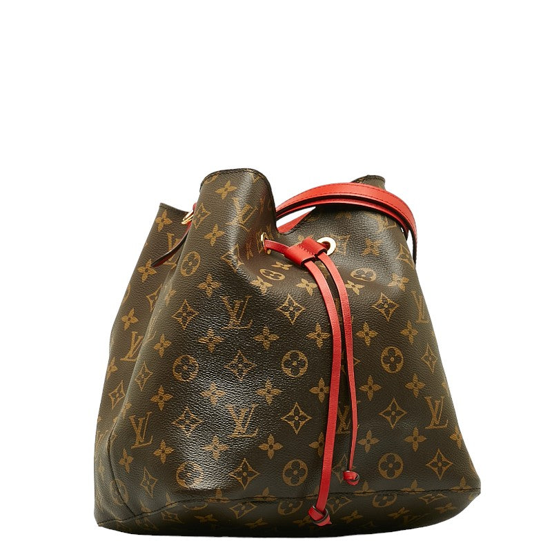 Louis Vuitton Monogram PVC/Ledger Shoulder Bag Cocklic Red Brown