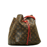 Louis Vuitton Monogram PVC/Ledger Shoulder Bag Cocklic Red Brown