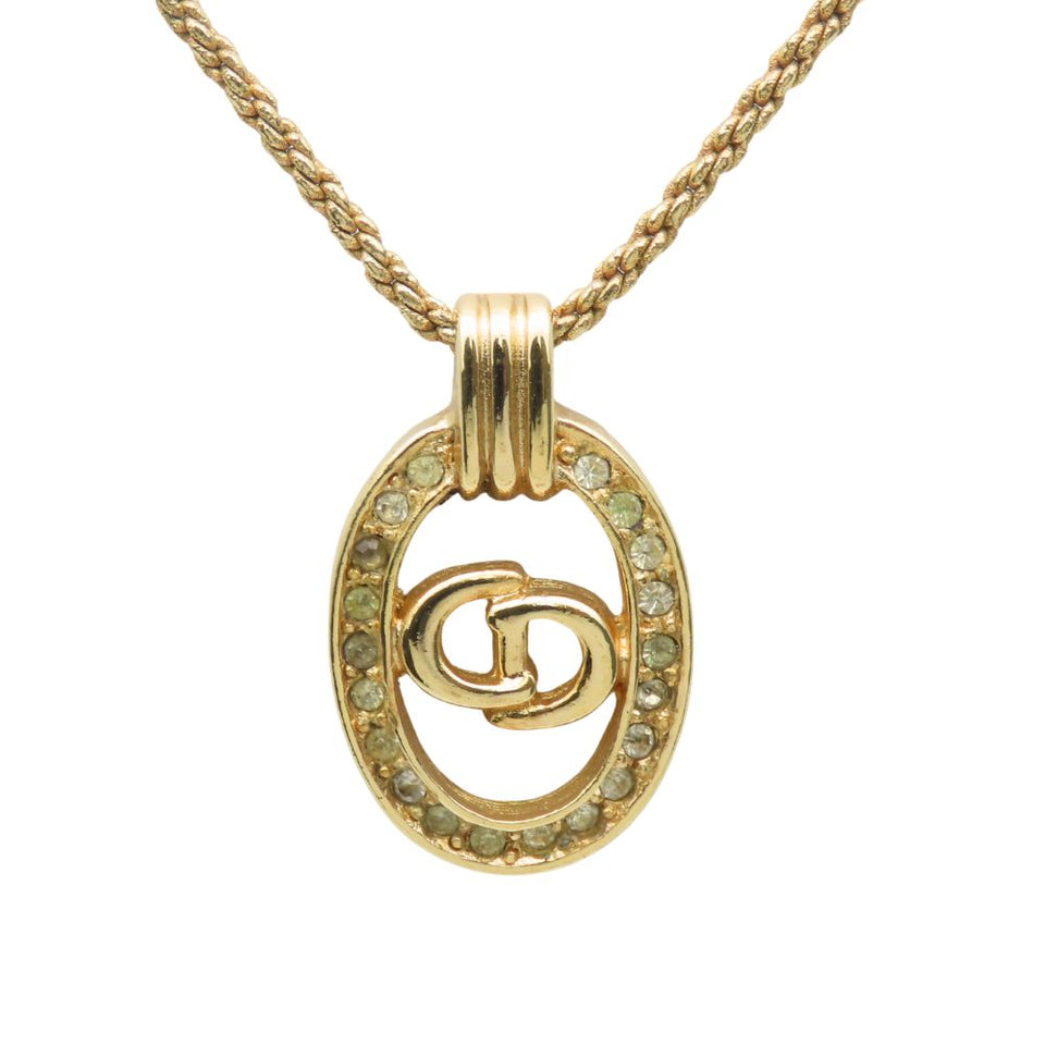 Christian Dior CD Logo Necklace