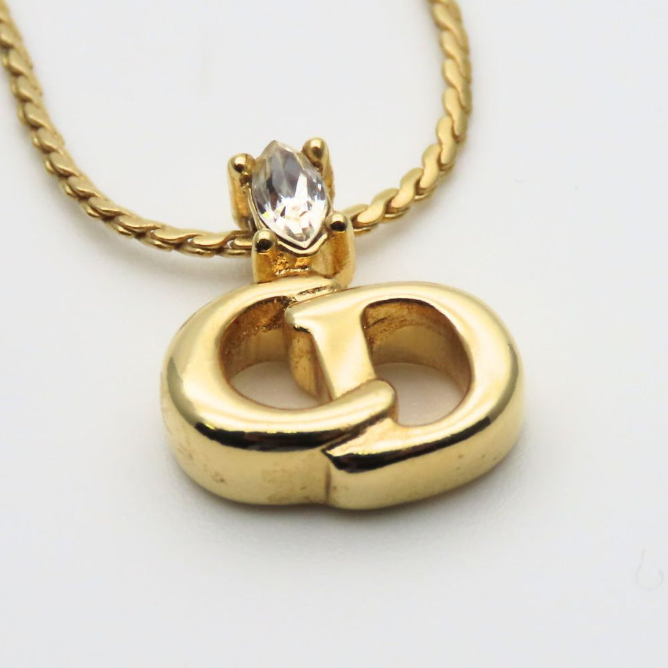 Christian Dior CD Logo Necklace