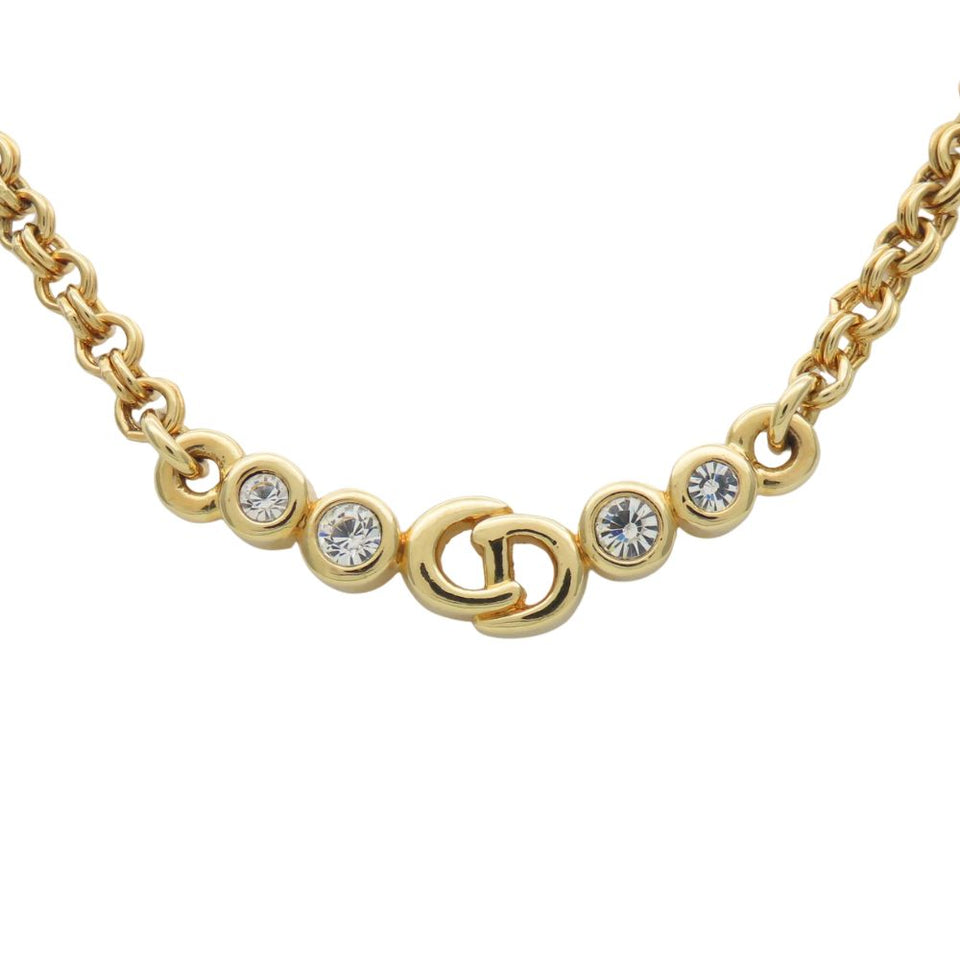 Christian Dior CD Logo Necklace