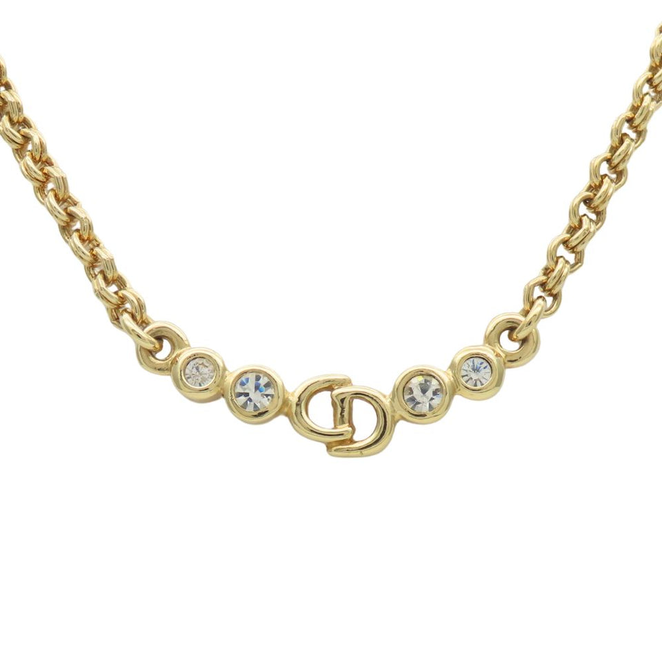 Christian Dior CD Logo Necklace