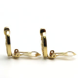 Christian Dior CD Logo Earrings