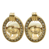 Christian Dior CD Logo Earrings