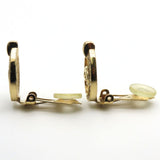 Christian Dior CD Logo Earrings