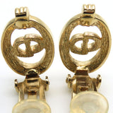 Christian Dior CD Logo Earrings