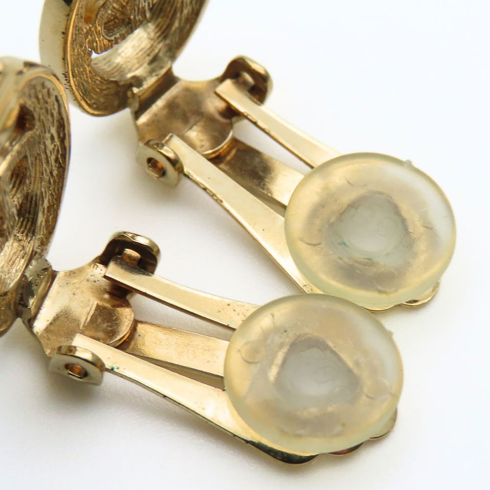 Christian Dior CD Logo Earrings