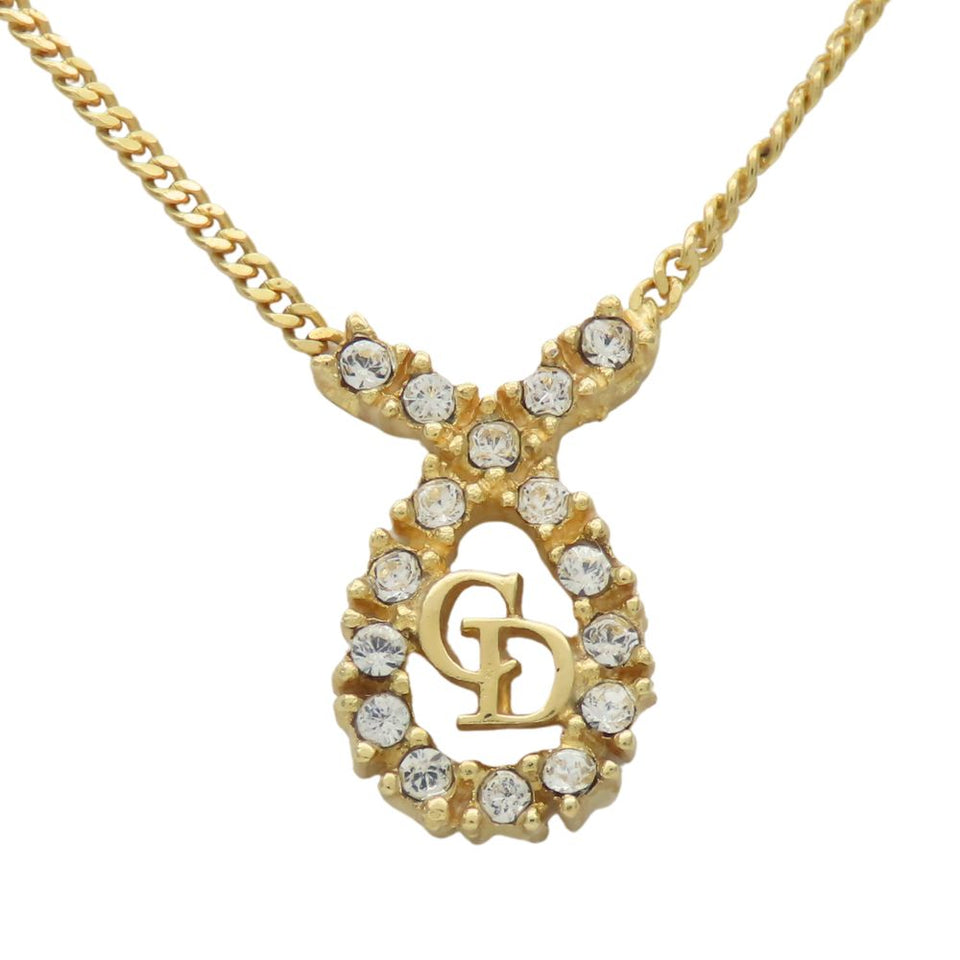 Christian Dior CD Logo Necklace