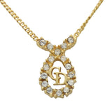 Christian Dior CD Logo Necklace